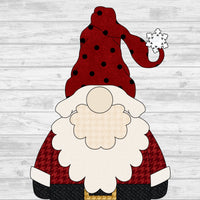 Santa Gnome Applique