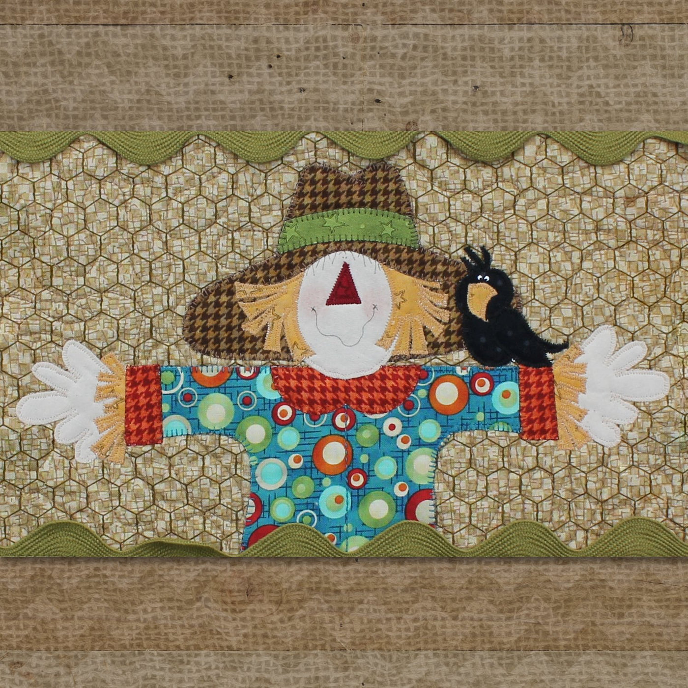 Scarecrow & Friend Precut Fused Applique Kit