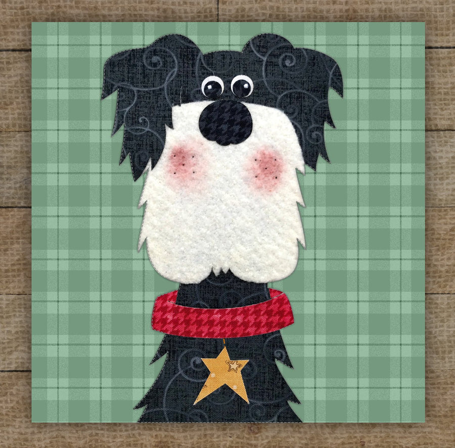 Schnauzer Applique
