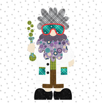 Scientist Gnome Applique