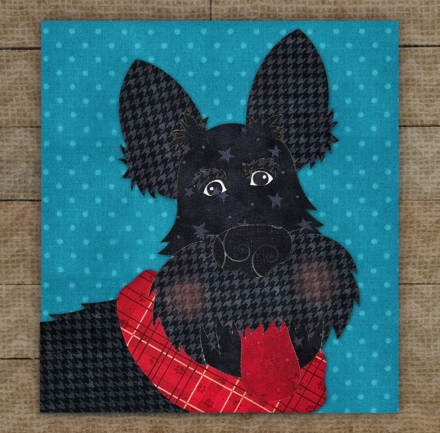 Scottish Terrier / Wheaten Scottish Terrier Applique