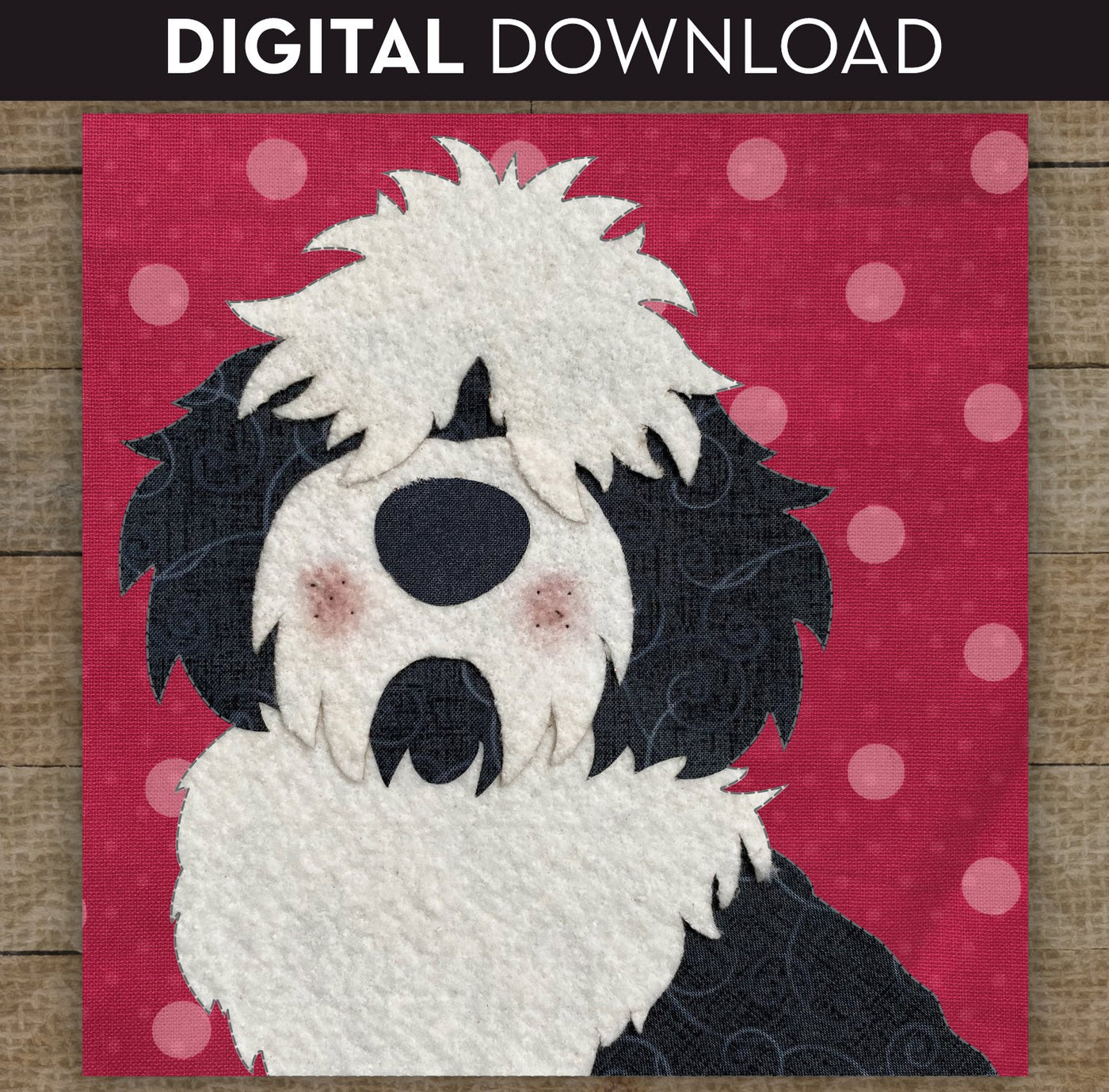 Sheepdog Applique