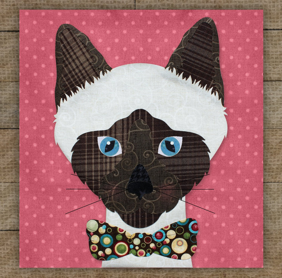 Siamese Cat 2 Applique