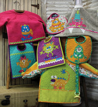 Silly Gilly Monster Bibs Pattern