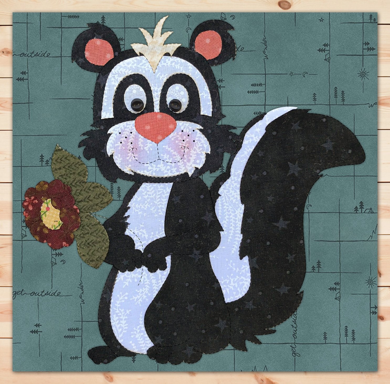 Skunk Applique