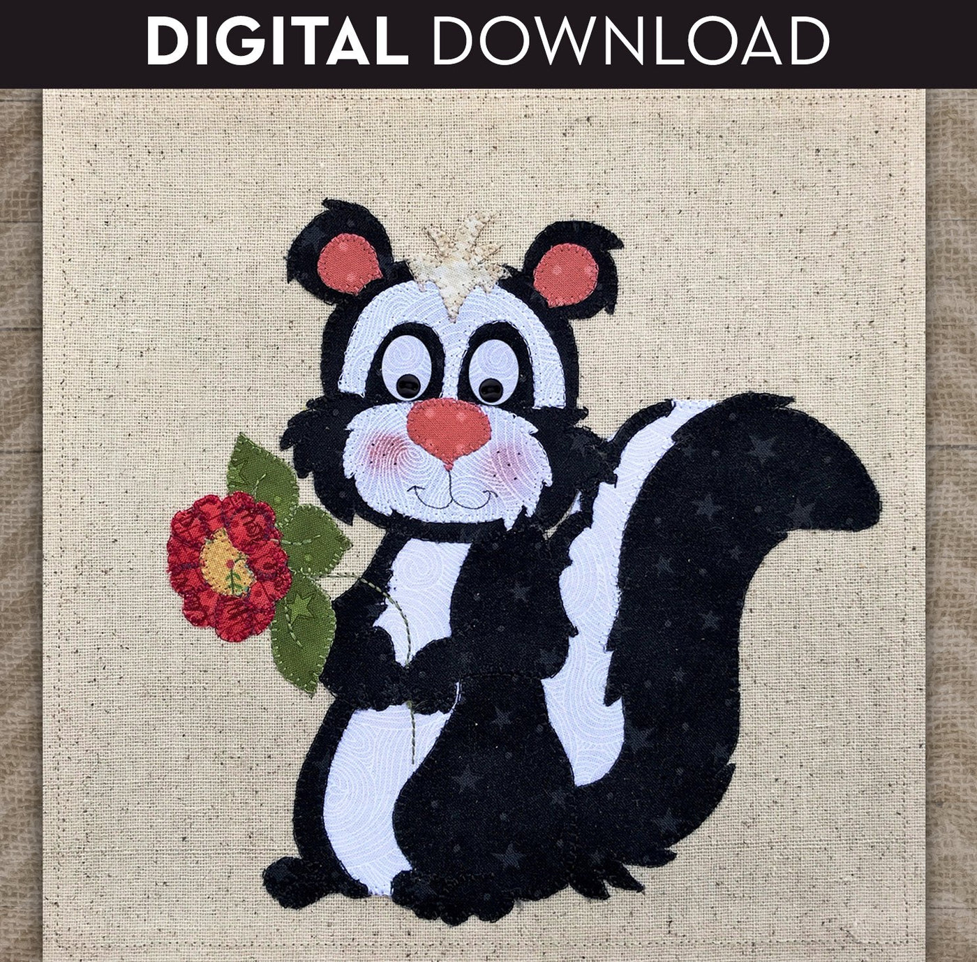 Skunk Applique