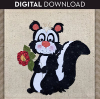 Skunk Applique