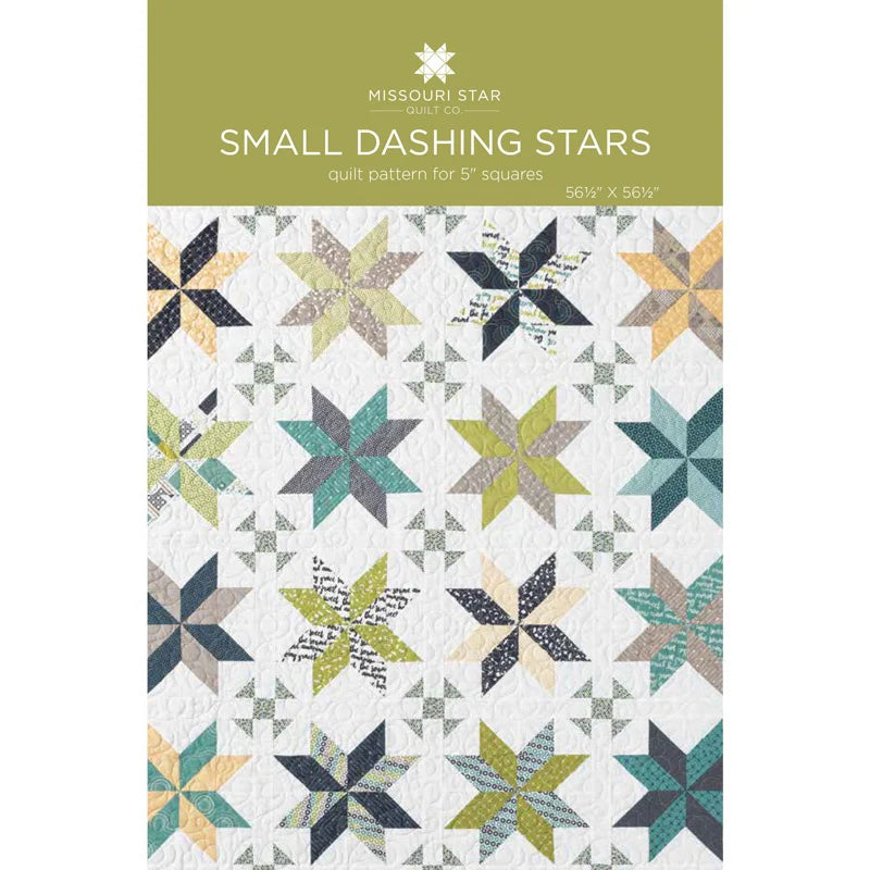Small Dashing Stars Quilt Pattern