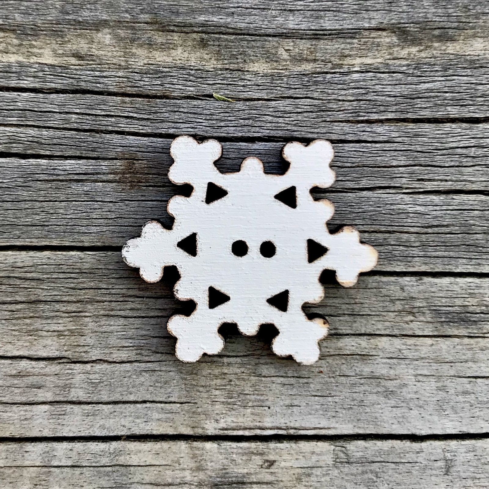 Snowflake Button