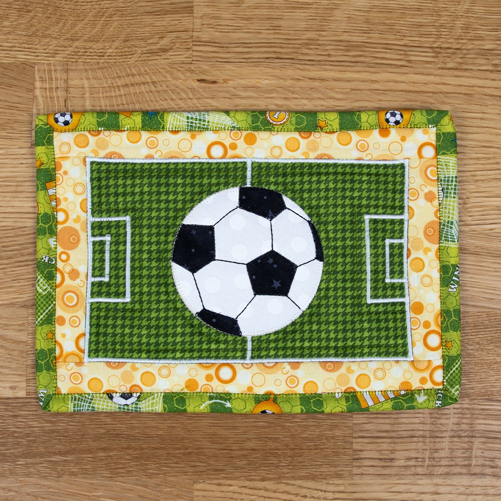 On the Pitch Soccer Mug Rug Kit