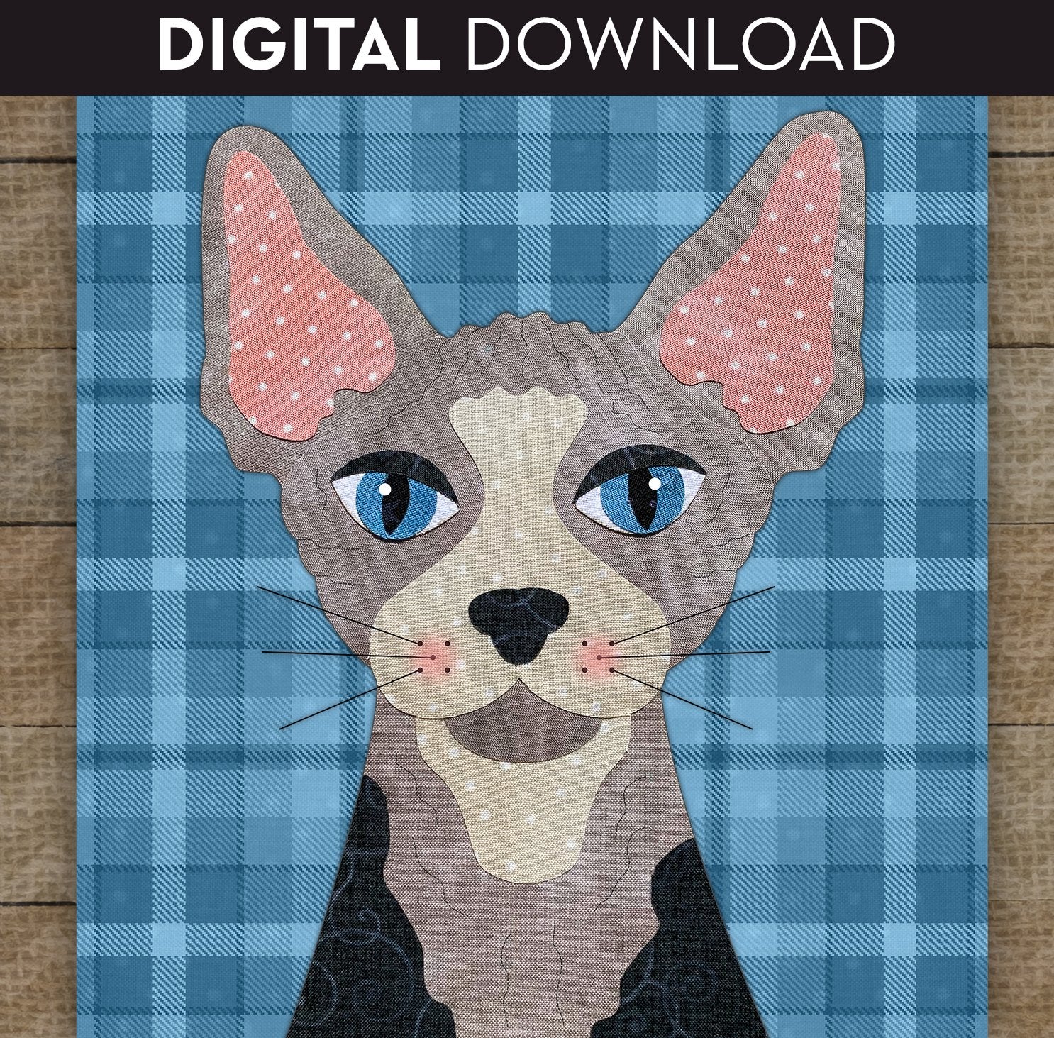 Sphynx Cat Applique