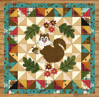Chickens + Squirrel Table Topper & Pillow