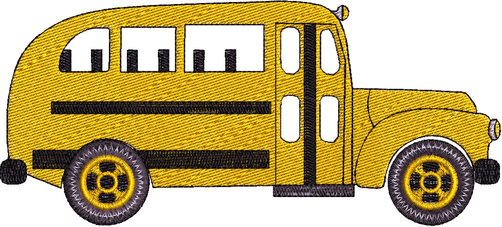 Stanley School Bus Embroidery - Download