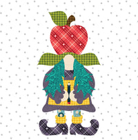 Teacher Gnome Applique