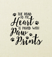 The Road To My Heart Screen Printed Panel