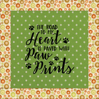 The Road To My Heart Screen Printed Panel