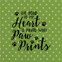 The Road To My Heart Screen Printed Panel