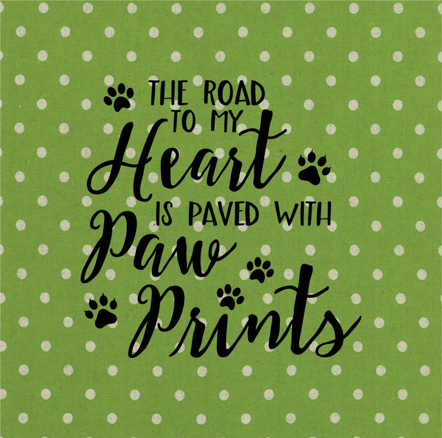 The Road To My Heart Screen Printed Panel