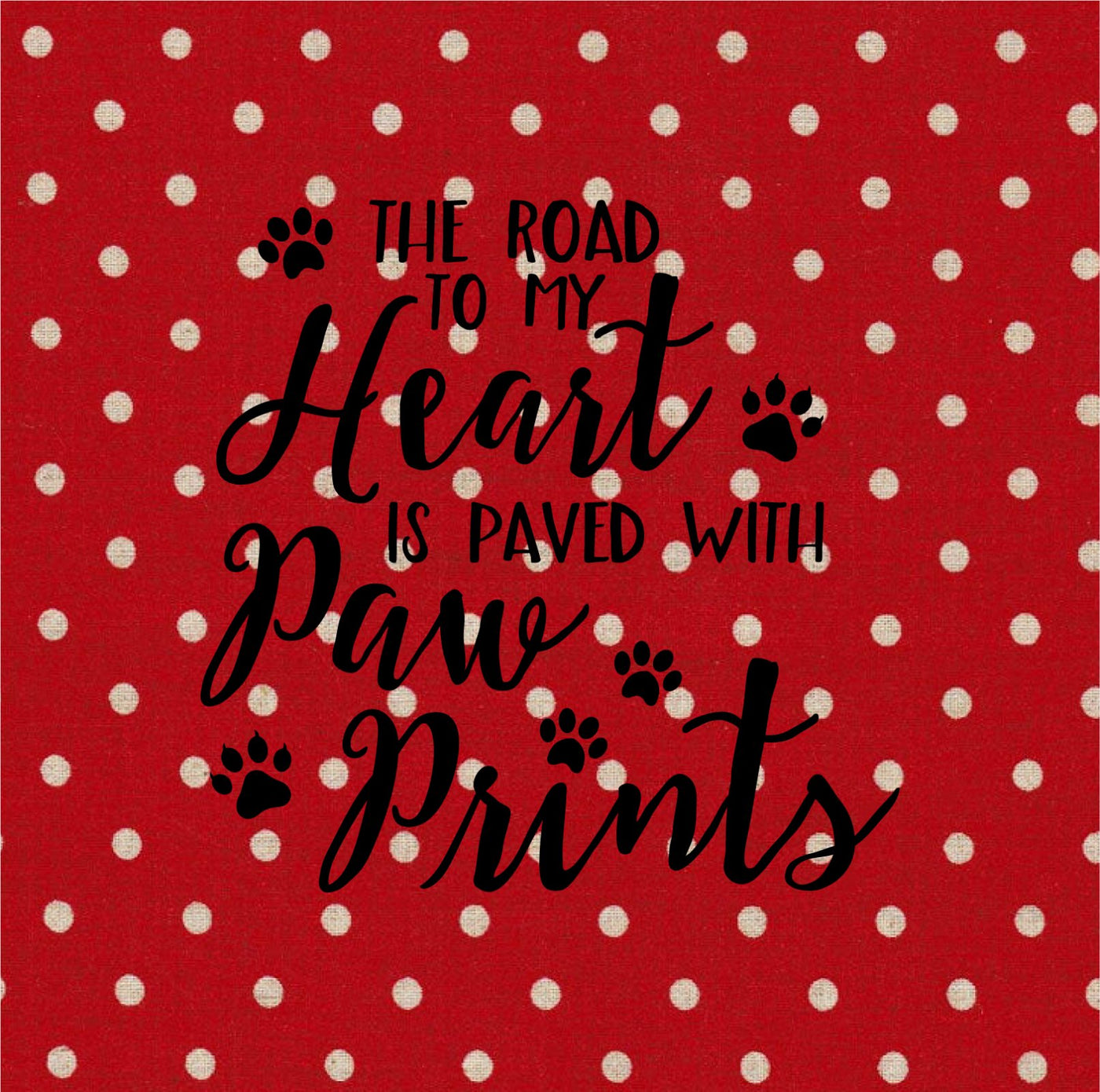The Road To My Heart Screen Printed Panel