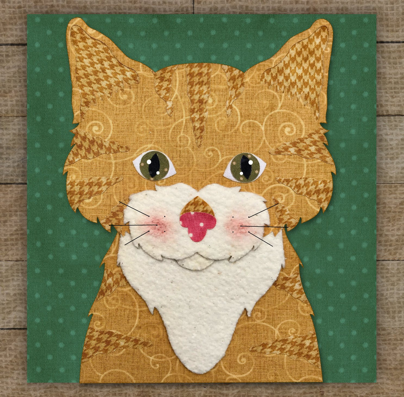 Tiger Cat Applique