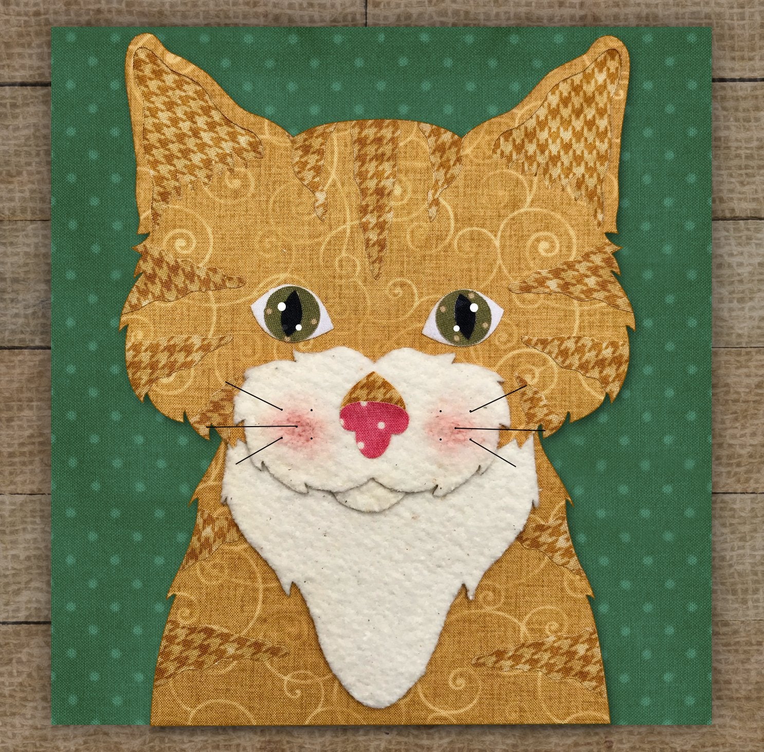 Tiger Cat Applique