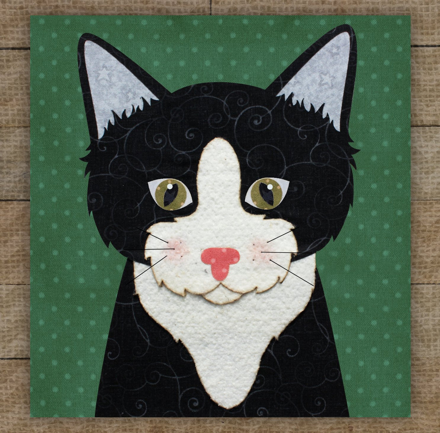 Tuxedo Cat 2 Applique