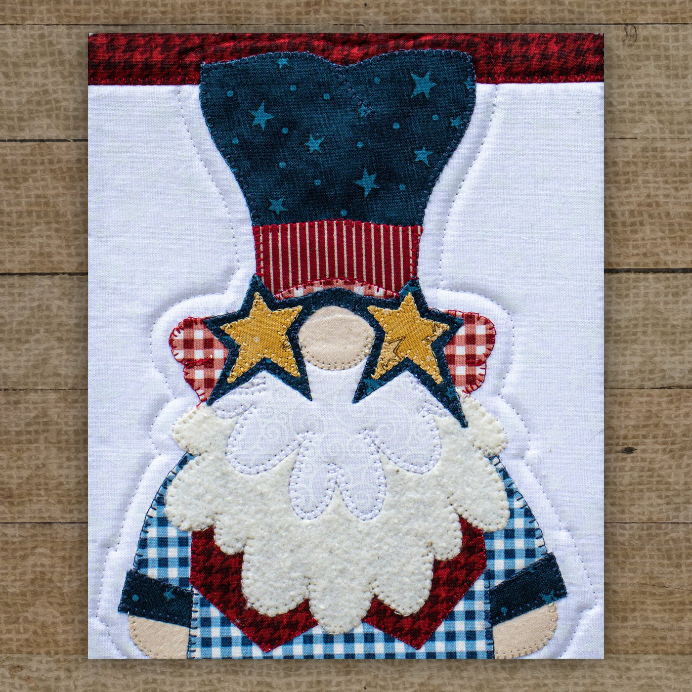 Uncle Sam Gnome Applique