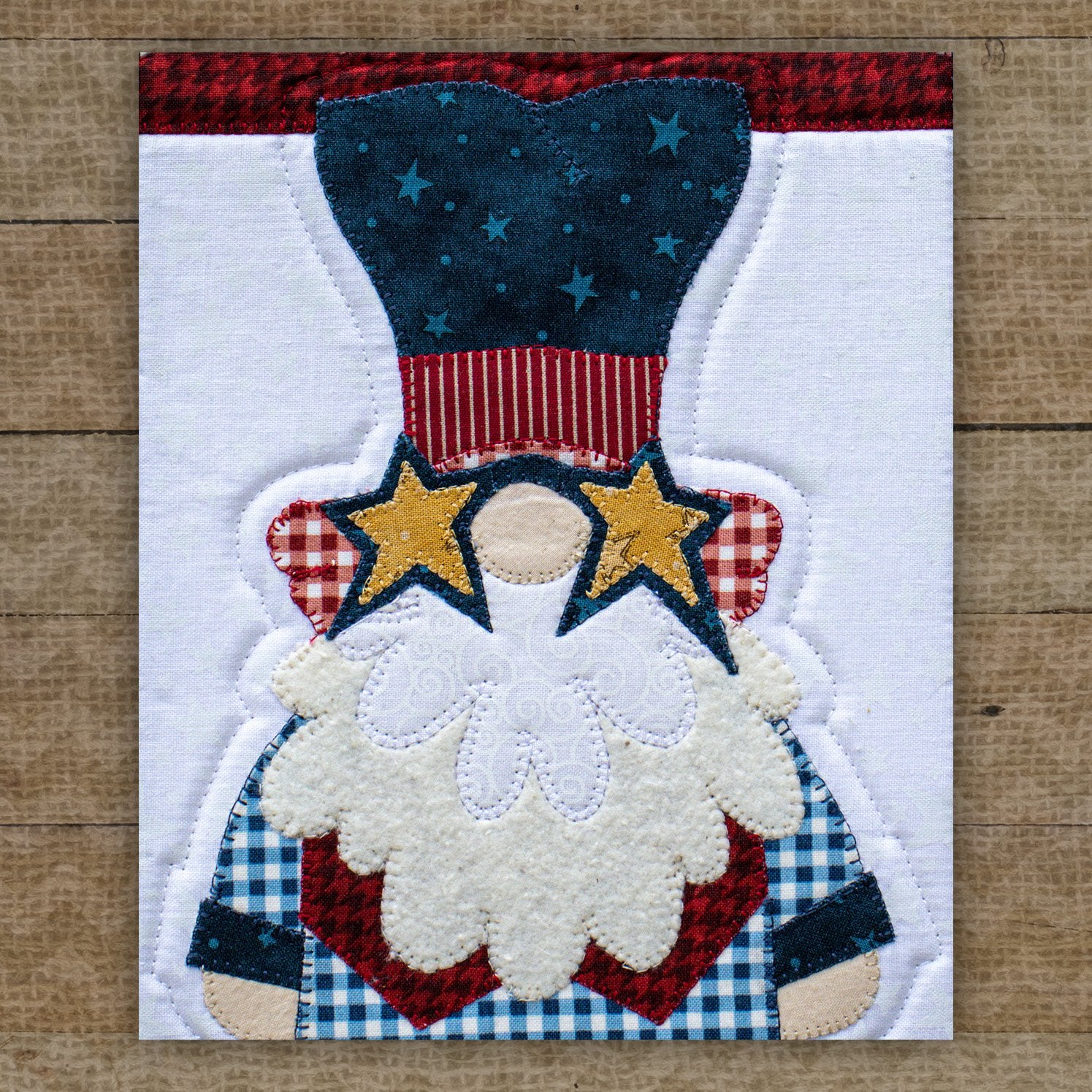 Uncle Sam Gnome Applique