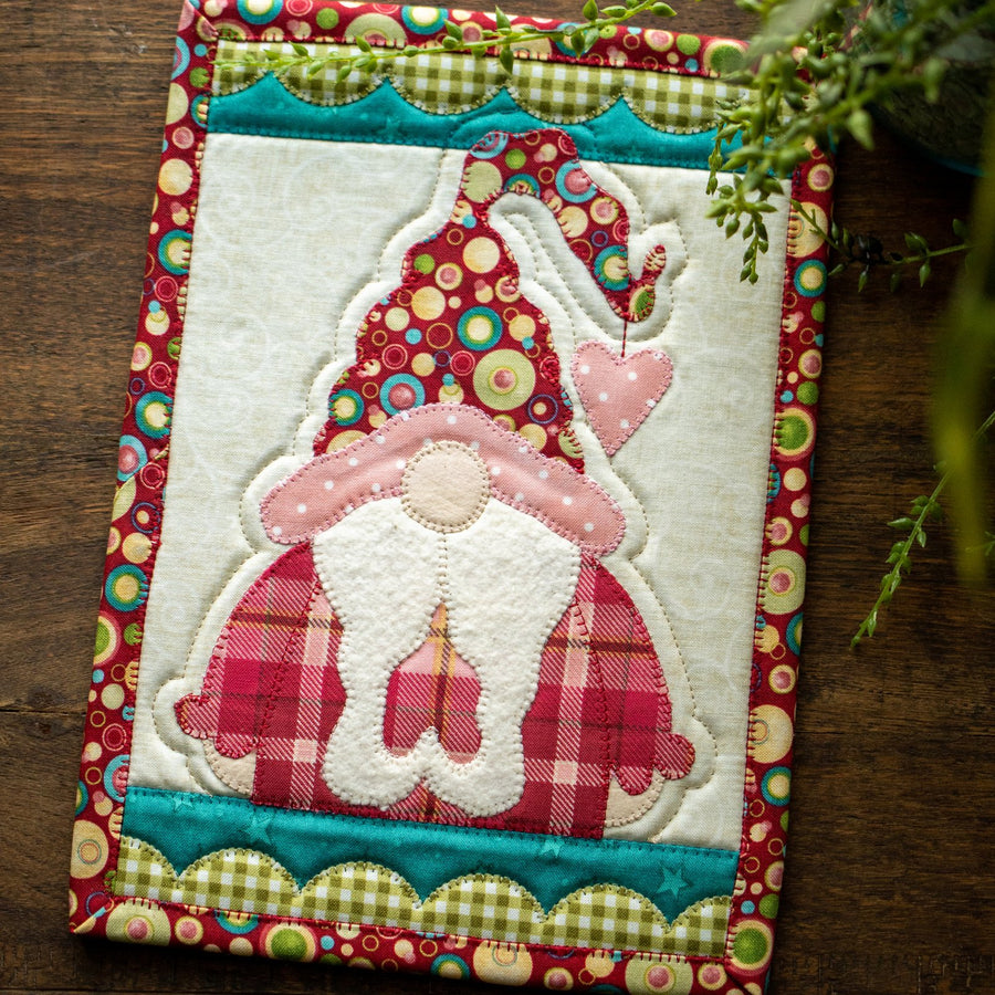 Valentine Gnome Mug Rug Kit