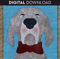 Weimaraner Applique