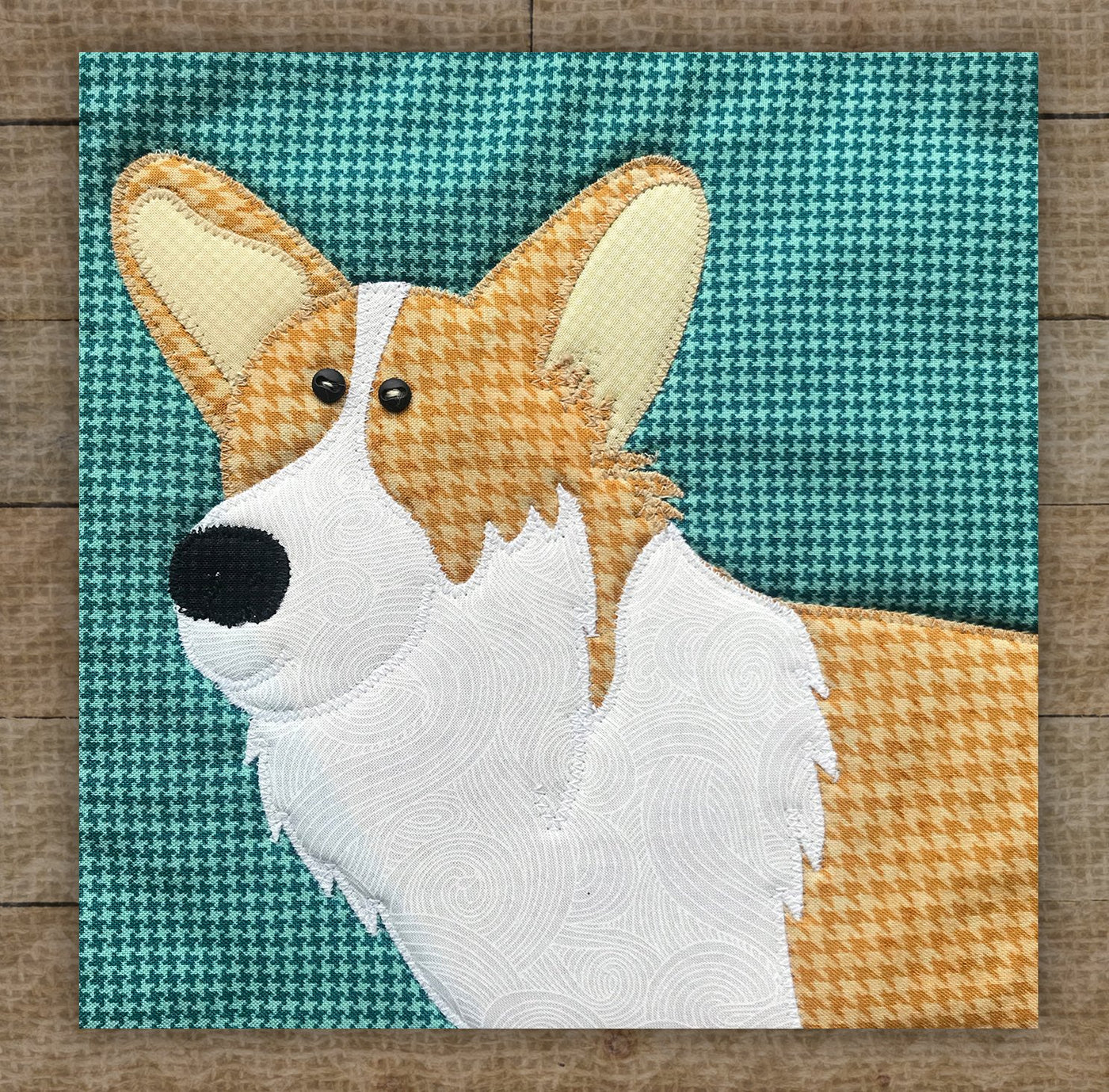 Welsh Corgi Applique