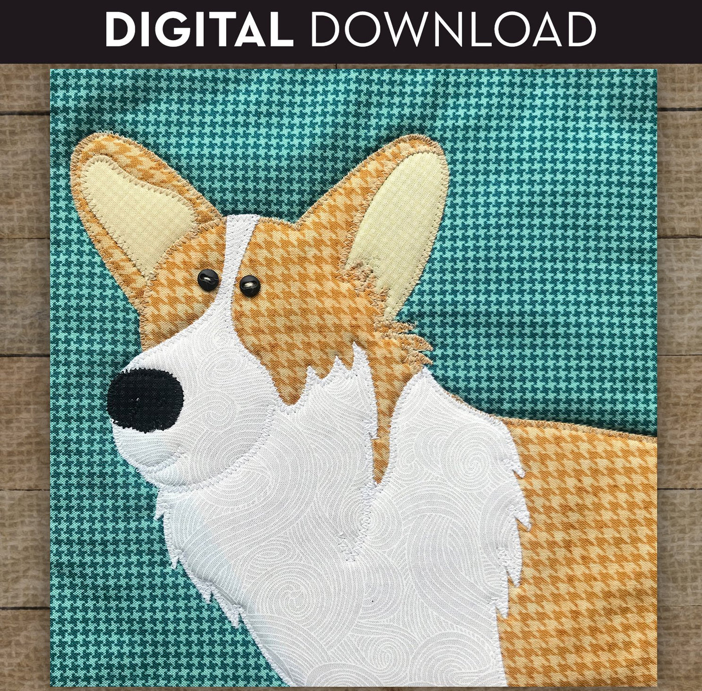 Welsh Corgi Applique