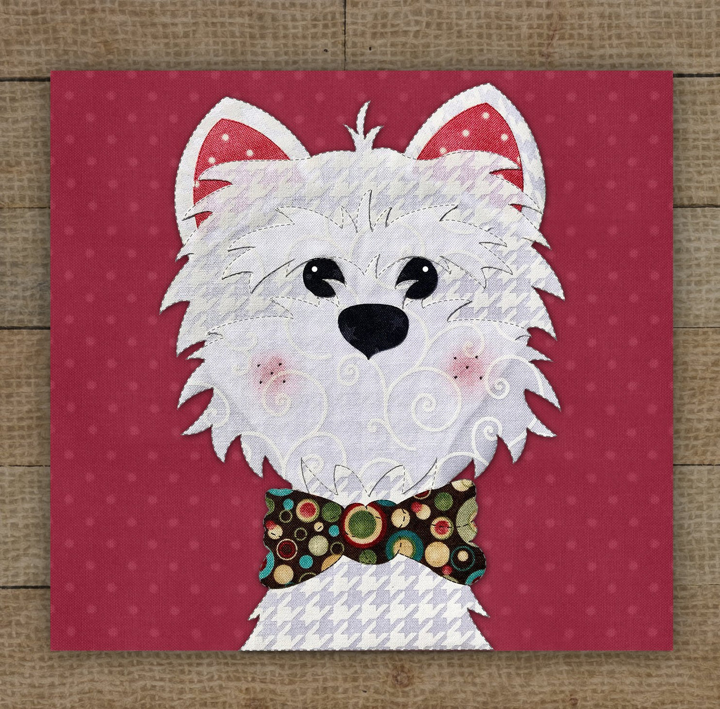 Westie Applique