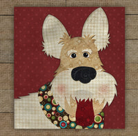 Scottish Terrier / Wheaten Scottish Terrier Applique