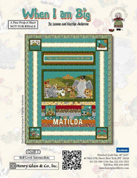 When I am Big Quilt 1 Pattern (FREE Digital Download)