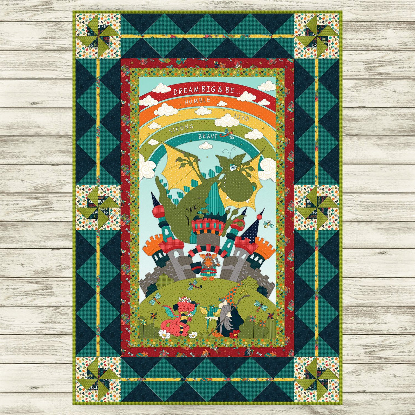 Whirly-Gig Magic Panel Quilt Kit