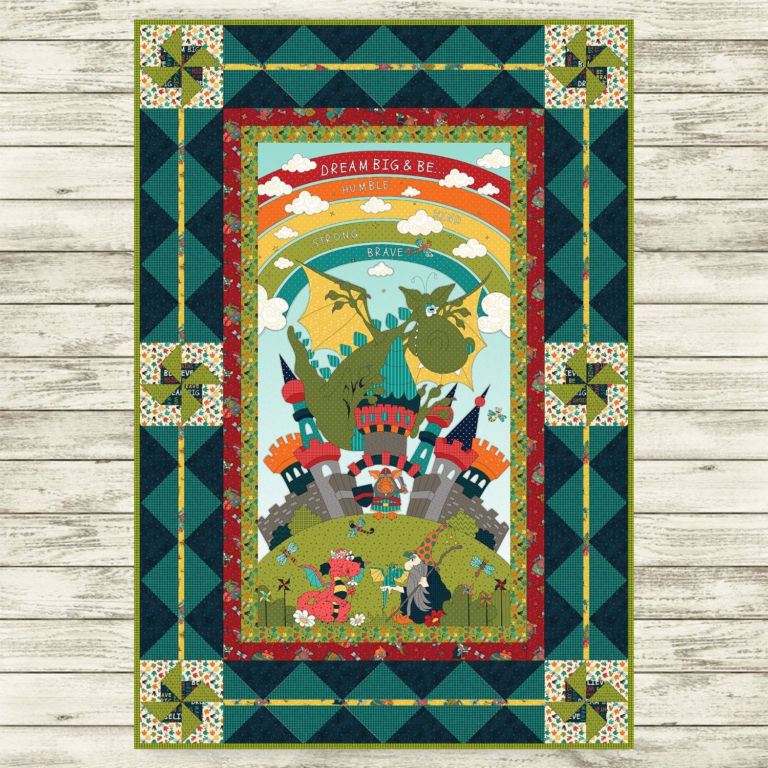 Whirly-Gig Magic Panel Quilt Kit