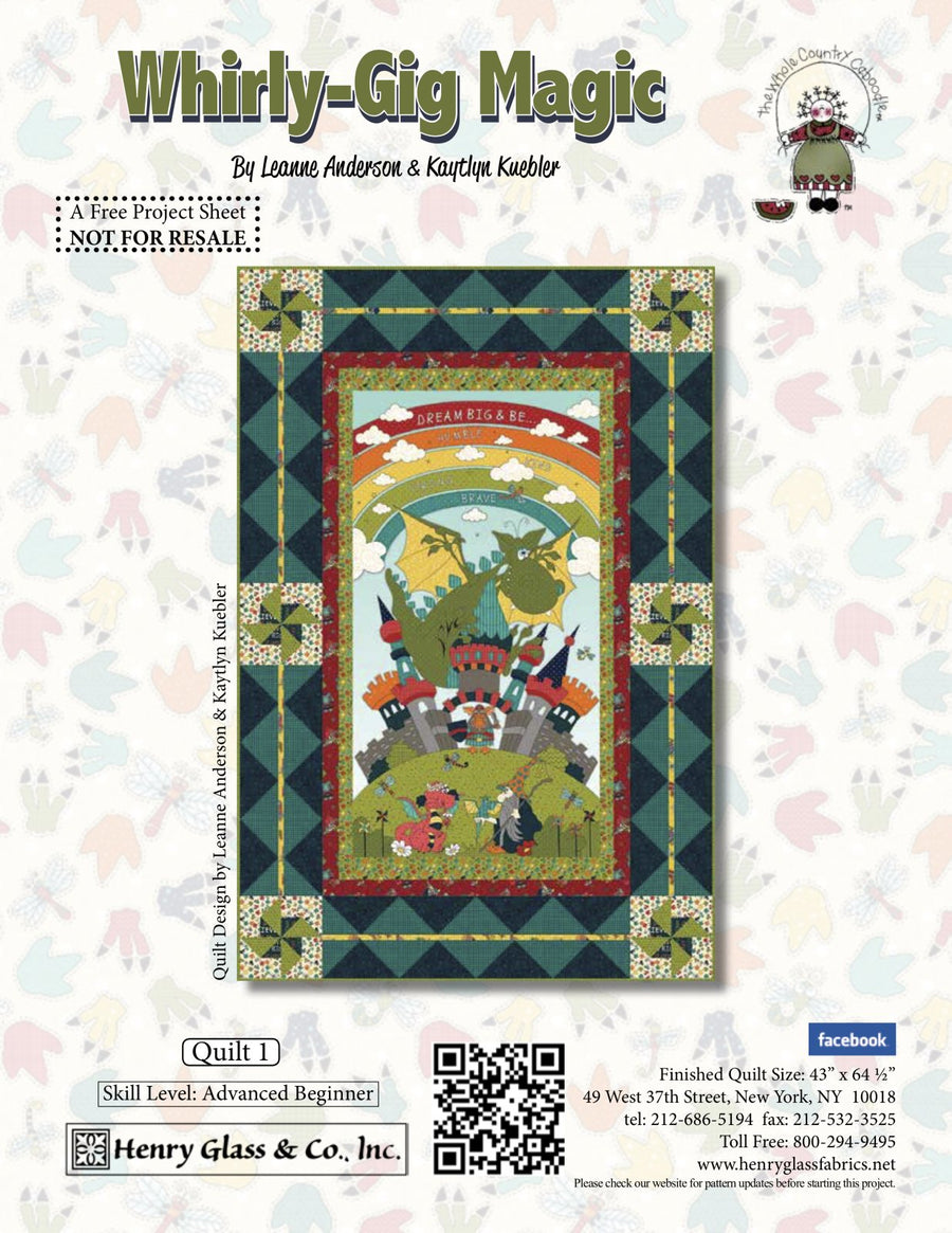 Whirly-Gig Magic Quilt 1 Pattern (FREE Digital Download)