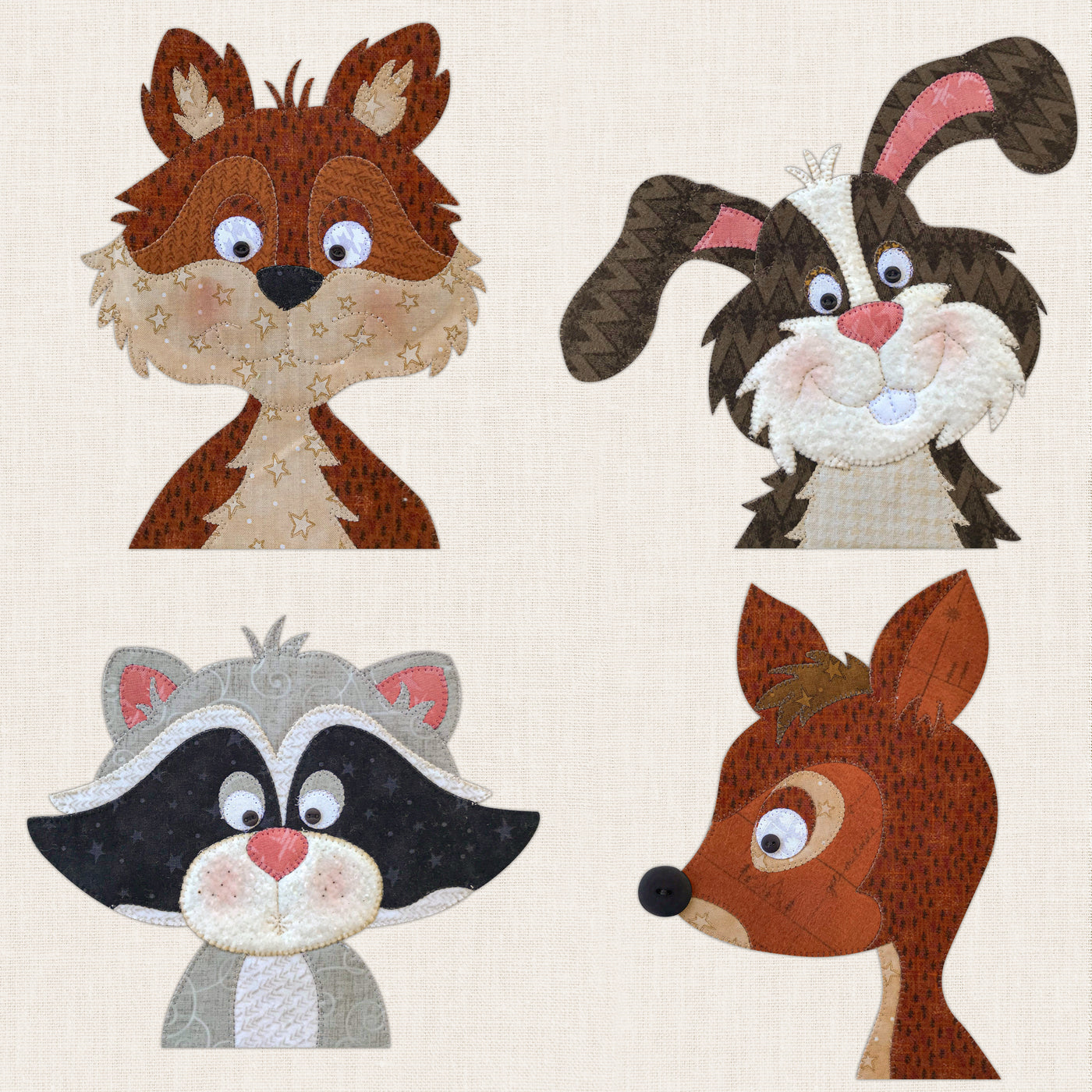 Woodland Flannel Friends