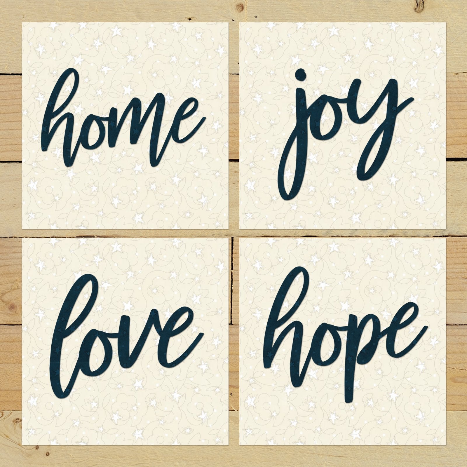 Home Joy Love Hope Applique
