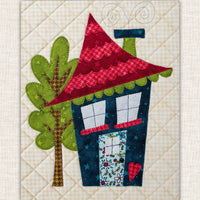 Navy House Applique