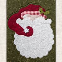 Swirly Beard Santa Applique